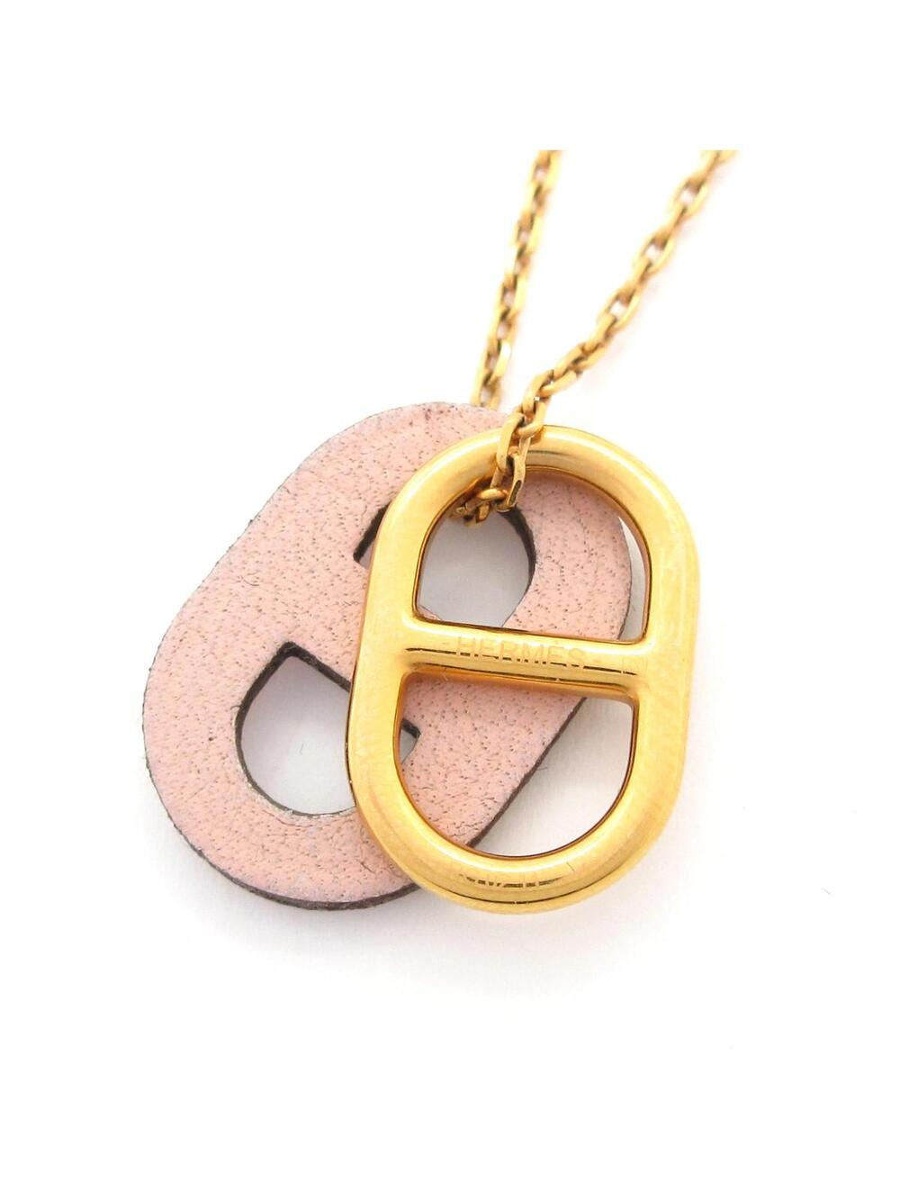 Hermes Pendant: Chaine D'Ancre Gold #358585H54B